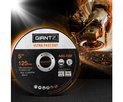 GIANTZ 50PCE 5" 125MM CUTTING DISCS
