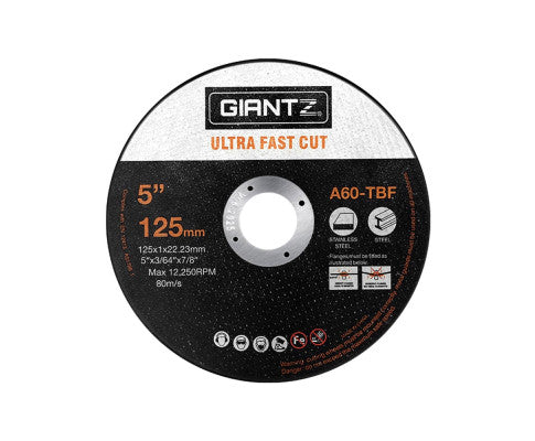 GIANTZ 50PCE 5" 125MM CUTTING DISCS