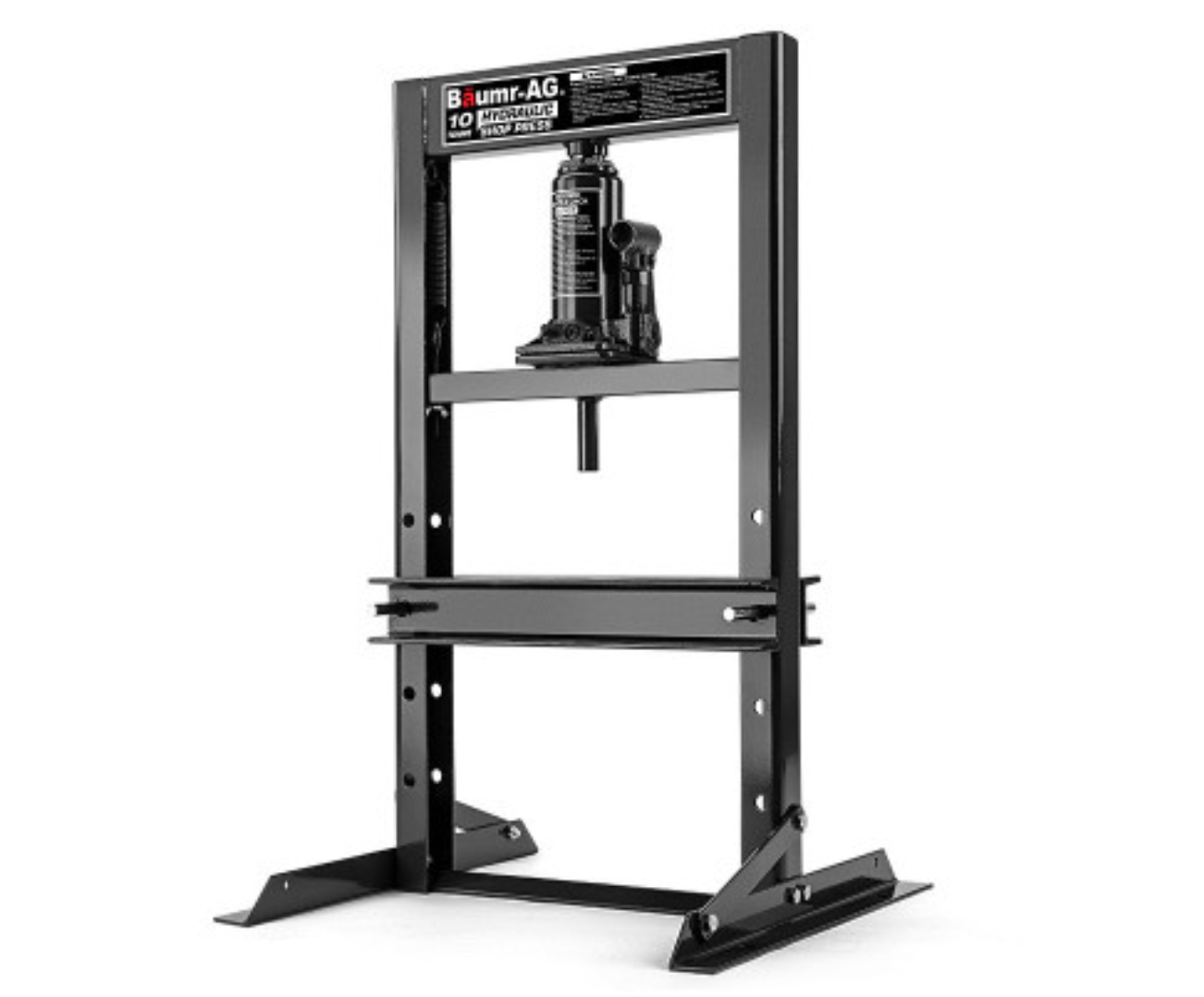 BAUMR-AG 10 TONNE HYDRAULIC PRESS JACK BENDING STAND H-FRAME