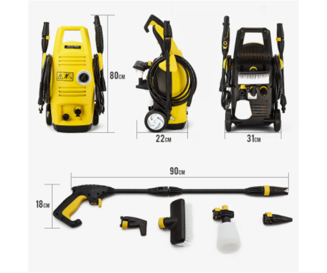 JET-USA 2100 PSI PRESSURE CLEANER