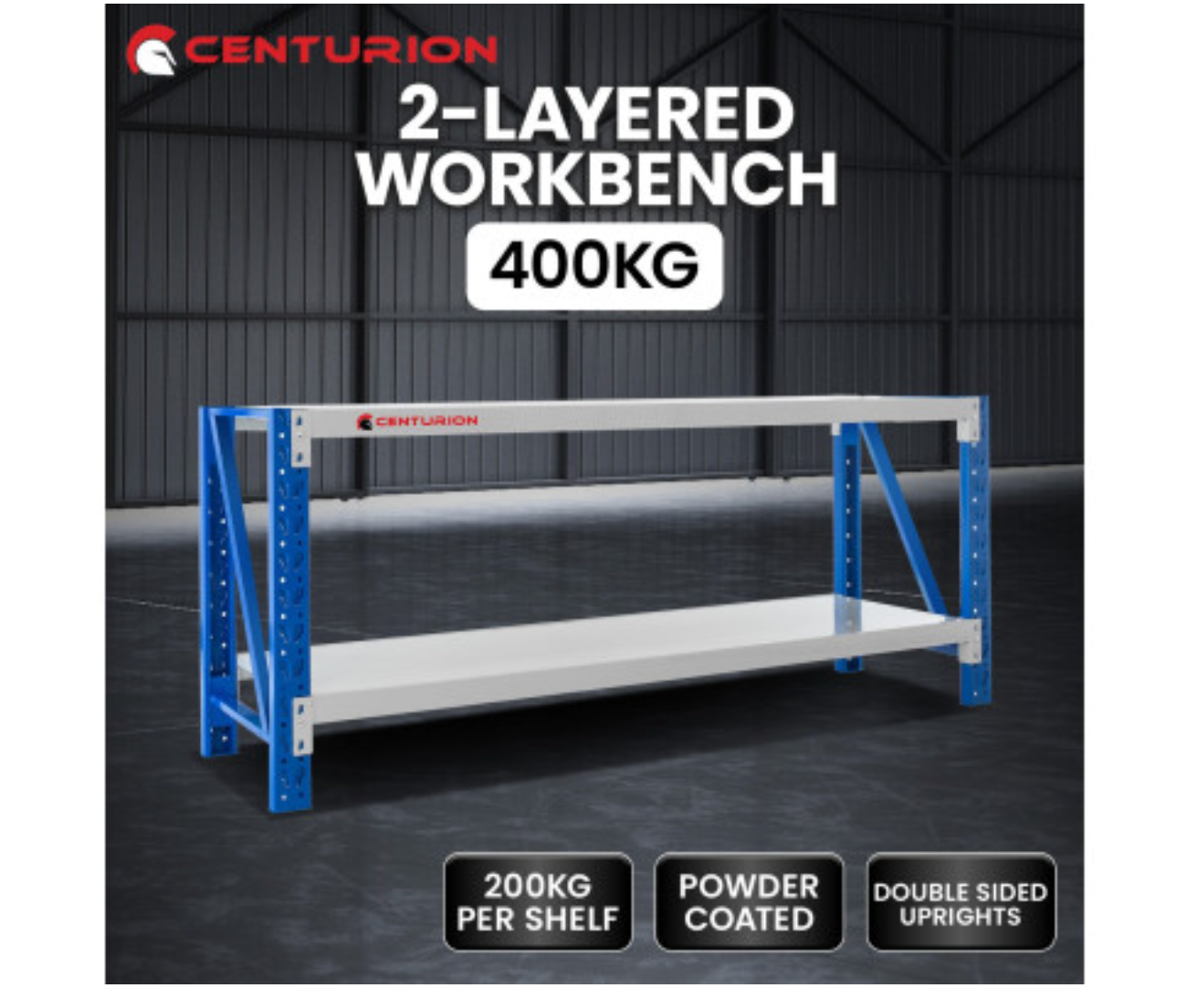 CENTURION 2M 400KG CAPACITY WORK BENCH