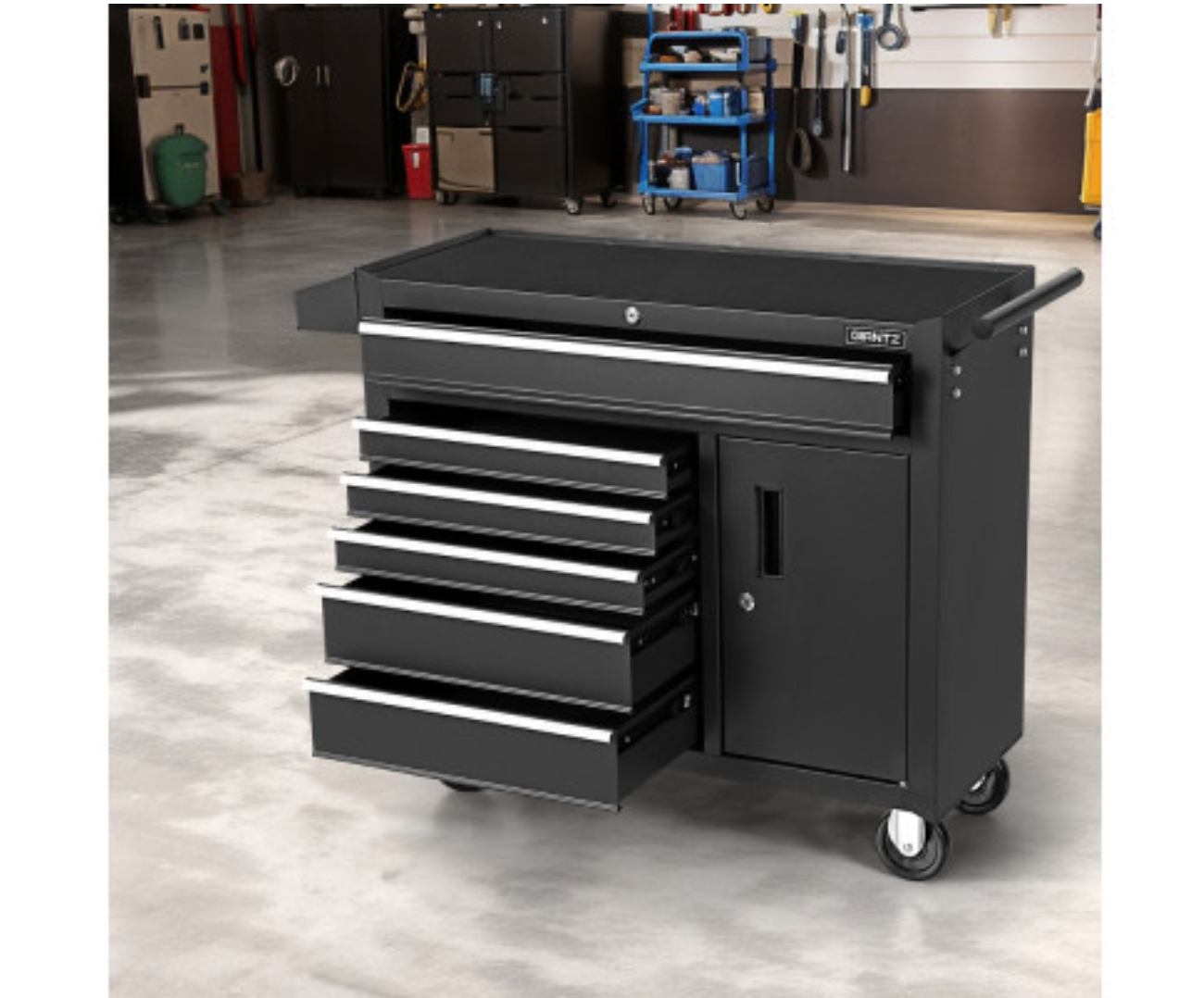 GIANTZ 6 DRAWER PORTABLE STORAGE TROLLEY