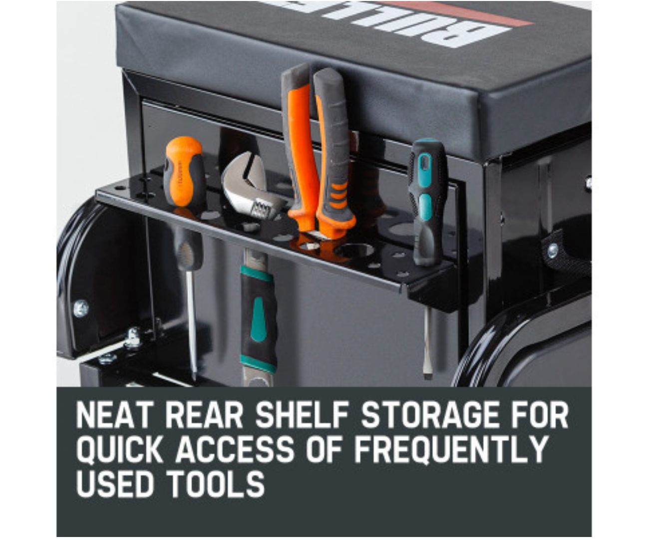 BULLET ROLLING TOOLBOX WITH SEAT