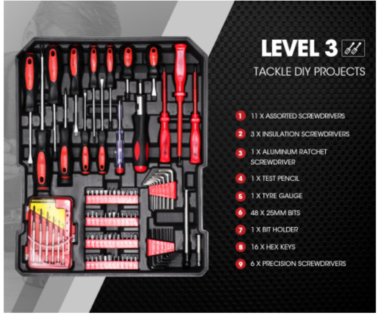 BULLET 925PC MOBILE TOOL KIT