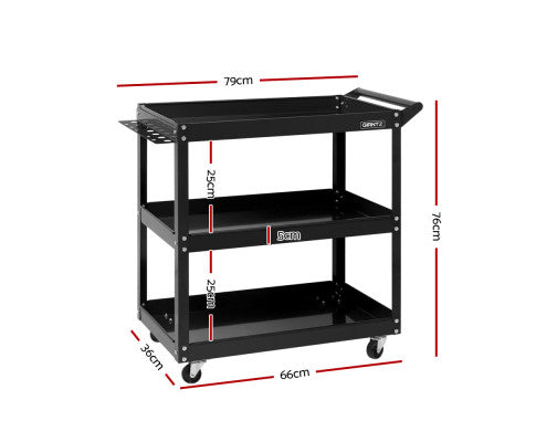 3-Tier Tool Cart Trolley