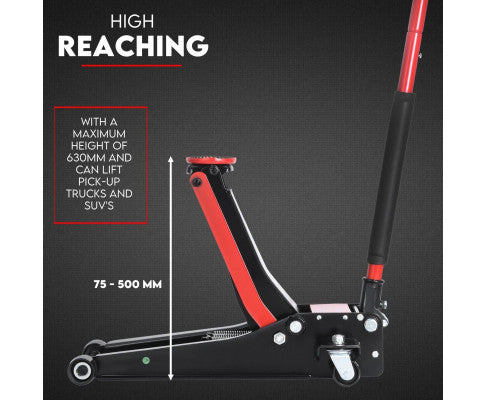 Hydraulic Floor Jack 3T Trolley Low Profile