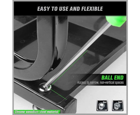 18PCE T-HANDLE ALLEN KEY SET