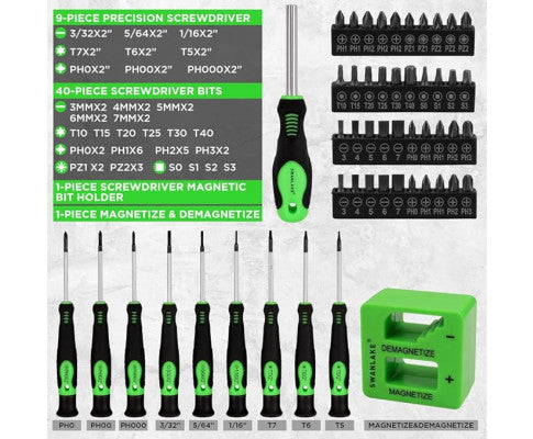 SWANLAKE 86PCE MAGNETIC SCREWDRIVER SET