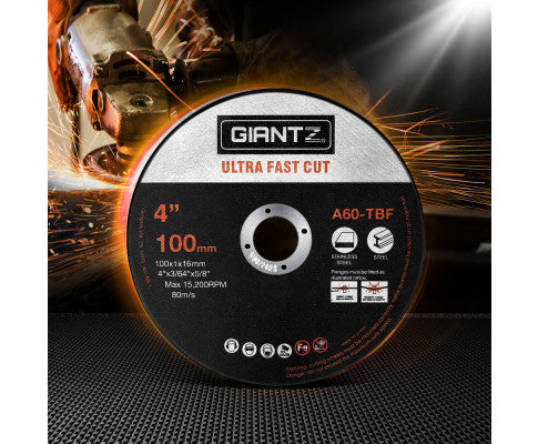 GIANTZ 50PCE 4" 100MM CUTTING DISCS