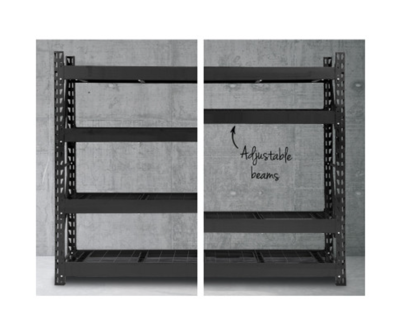 GIANTZ 4X2M GARAGE SHELVING