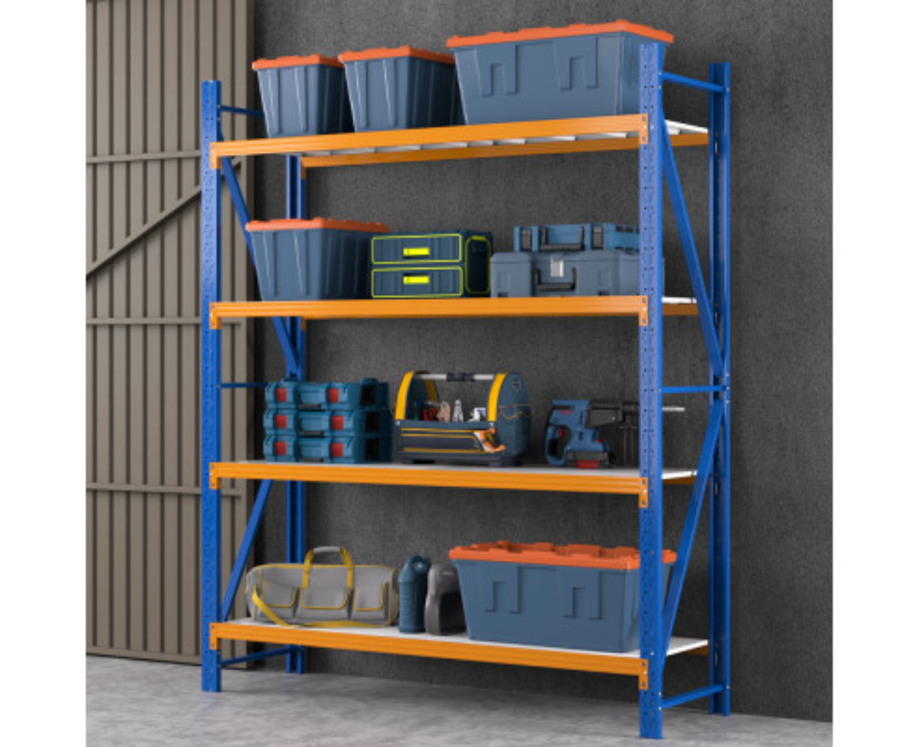 GIANTZ 2.4X2M GARAGE SHELVING