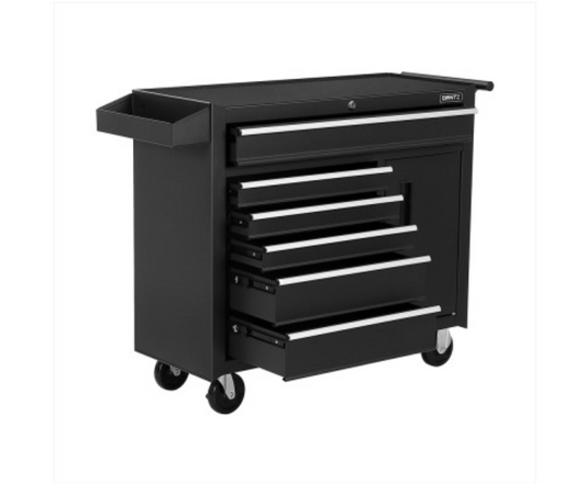 GIANTZ 6 DRAWER PORTABLE STORAGE TROLLEY