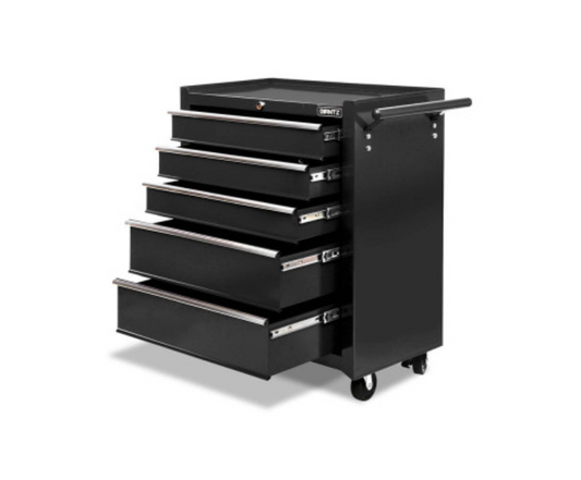 GIANTZ 5 DRAWER PORTABLE STORAGE TROLLEY