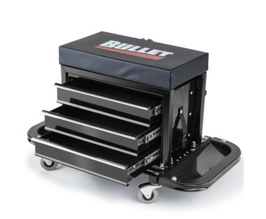 BULLET ROLLING TOOLBOX WITH SEAT