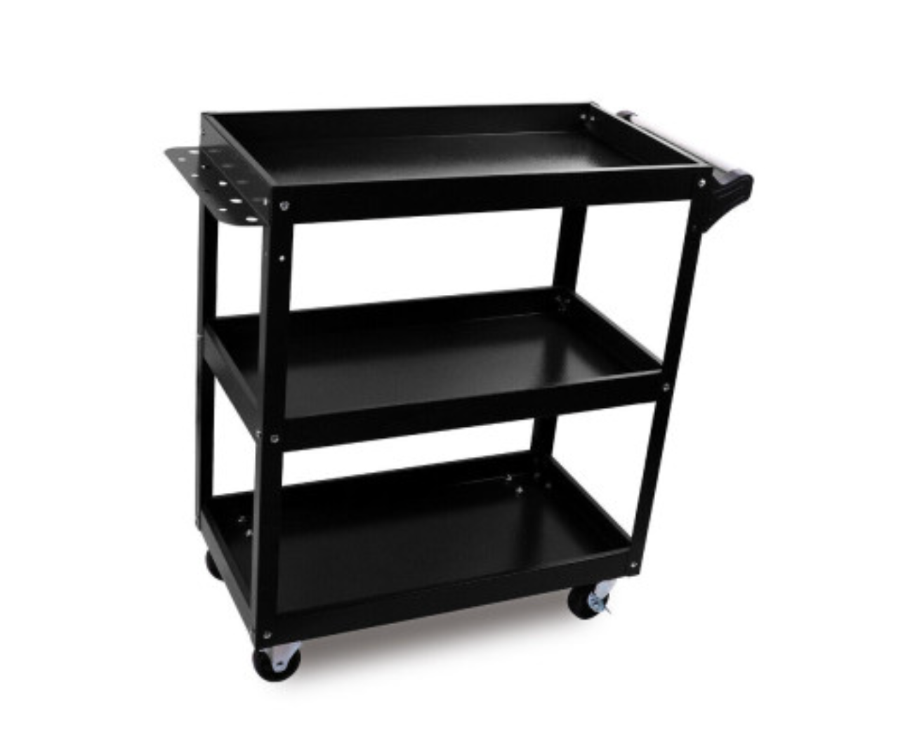 HORUSDY 150KG CAPACITY STORAGE CART - BLACK