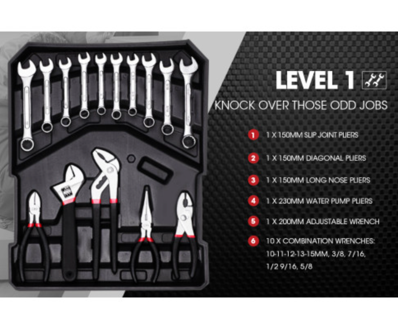 BULLET 925PC MOBILE TOOL KIT