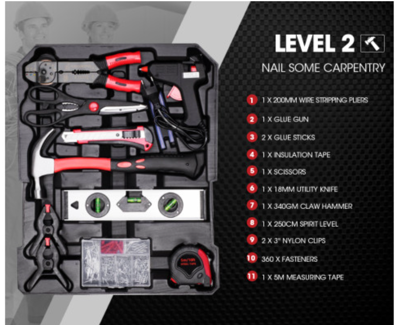 BULLET 925PC MOBILE TOOL KIT