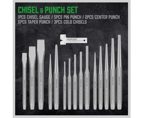 SWANLAKE Punch and Chisel Set