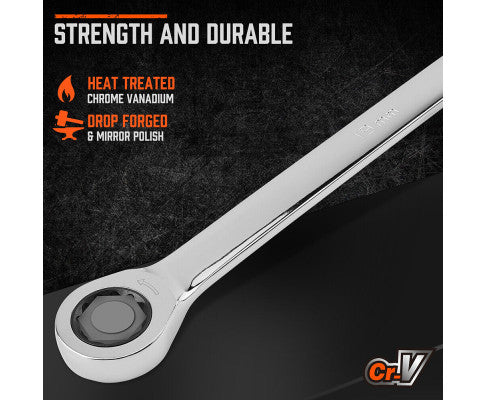 HORUSDY 10PCE X-LONG RATCHET SPANNER SET
