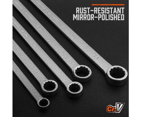 HORUSDY 10PCE X-LONG RATCHET SPANNER SET
